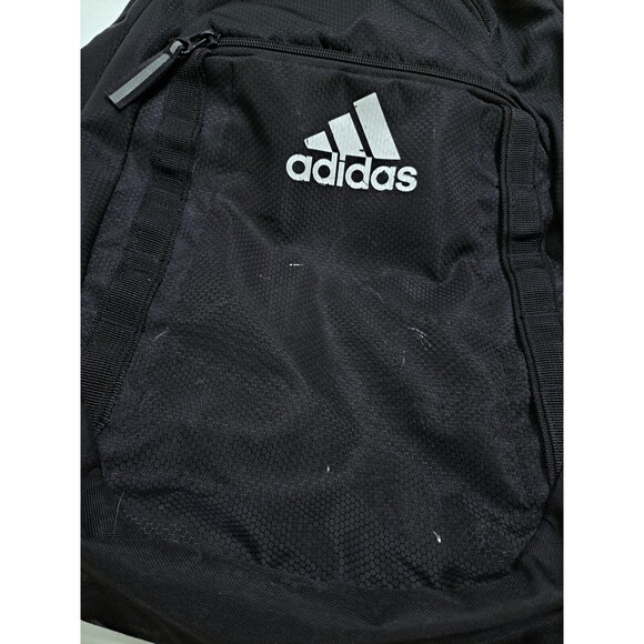 Adidas Backpack Black Load Spring Bookbag Multiple Pockets Laptop Y2K - Picture 2 of 11